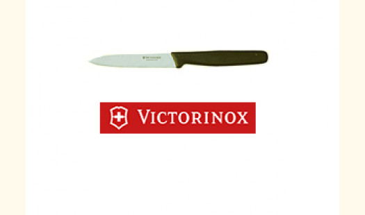 4" Butchers/Chef's BLACK Paring Knife Pointed Blade 